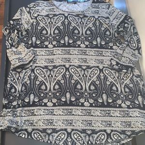 Paisley Navy 2XL Soft Tunic